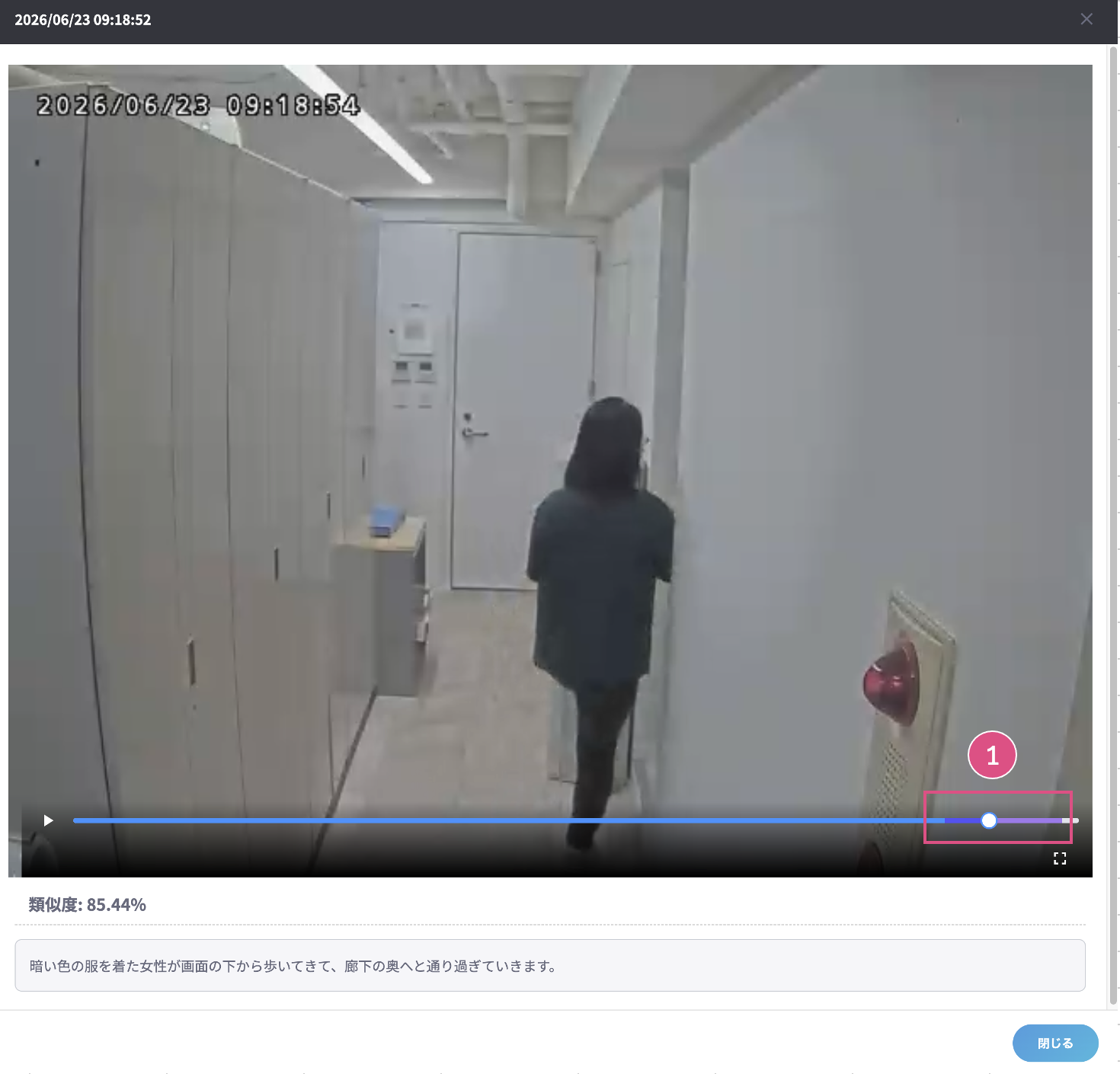 映像を再生する